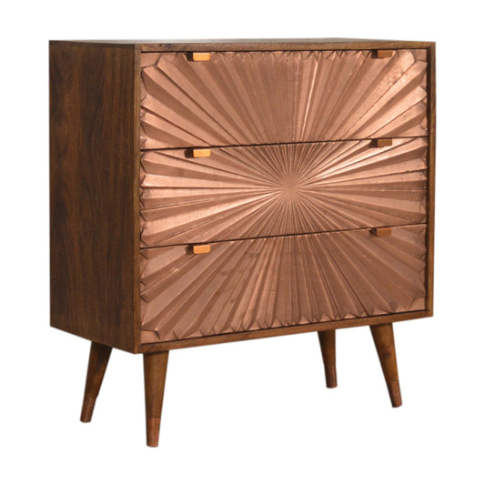 Cote Furniture | Manila (Copper) Chest of Drawers - Chestnut  Manila, Chest of Drawers IN1546