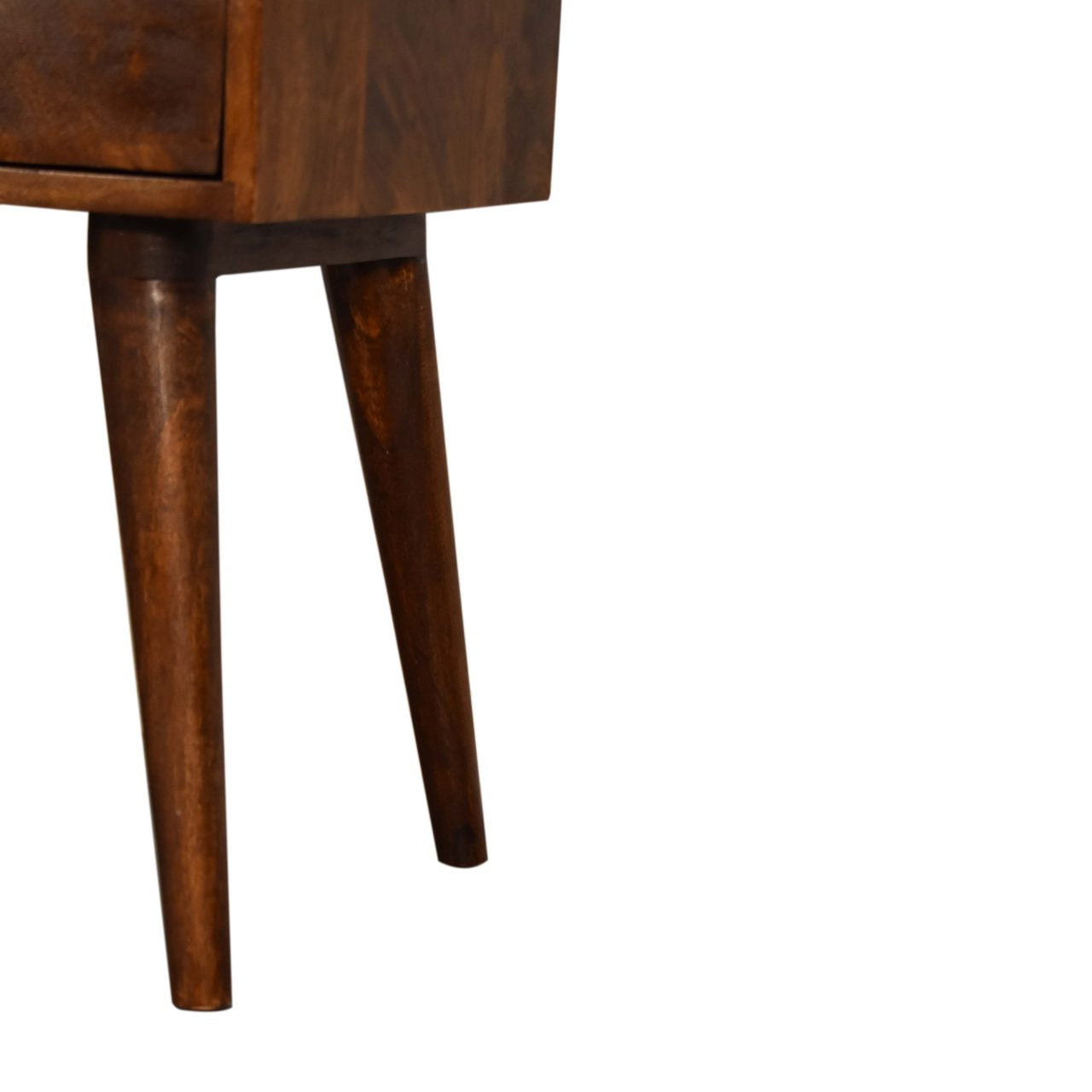 Cote Furniture | Modern 2 Drawer Bedside Table - Chestnut Bedside Tables IN1569