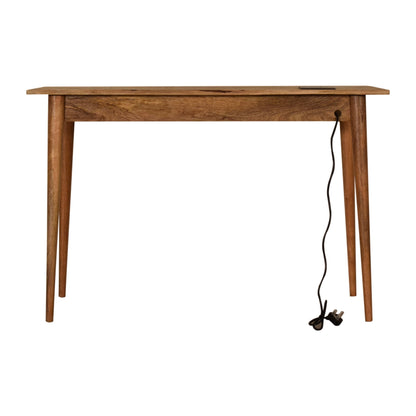 Cote Furniture | Cable Desk 2 Drawer - Oak Dressing Tables & Desks, Office Desk IN1578