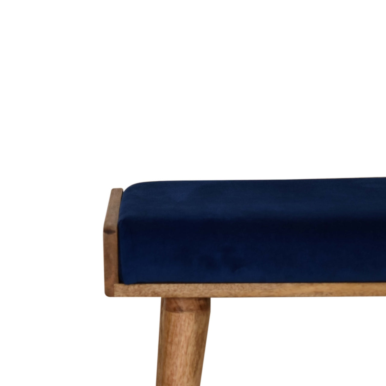 Cote Furniture | Velvet Tray Footstool - Royal Blue  Footstools IN1603