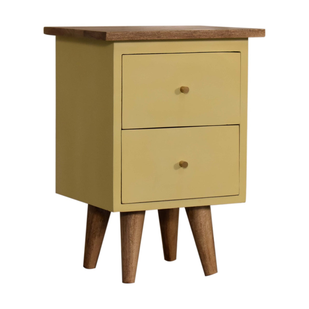 Cote Furniture | Yellow Hand Painted Bedside Table Bedside Tables IN1637