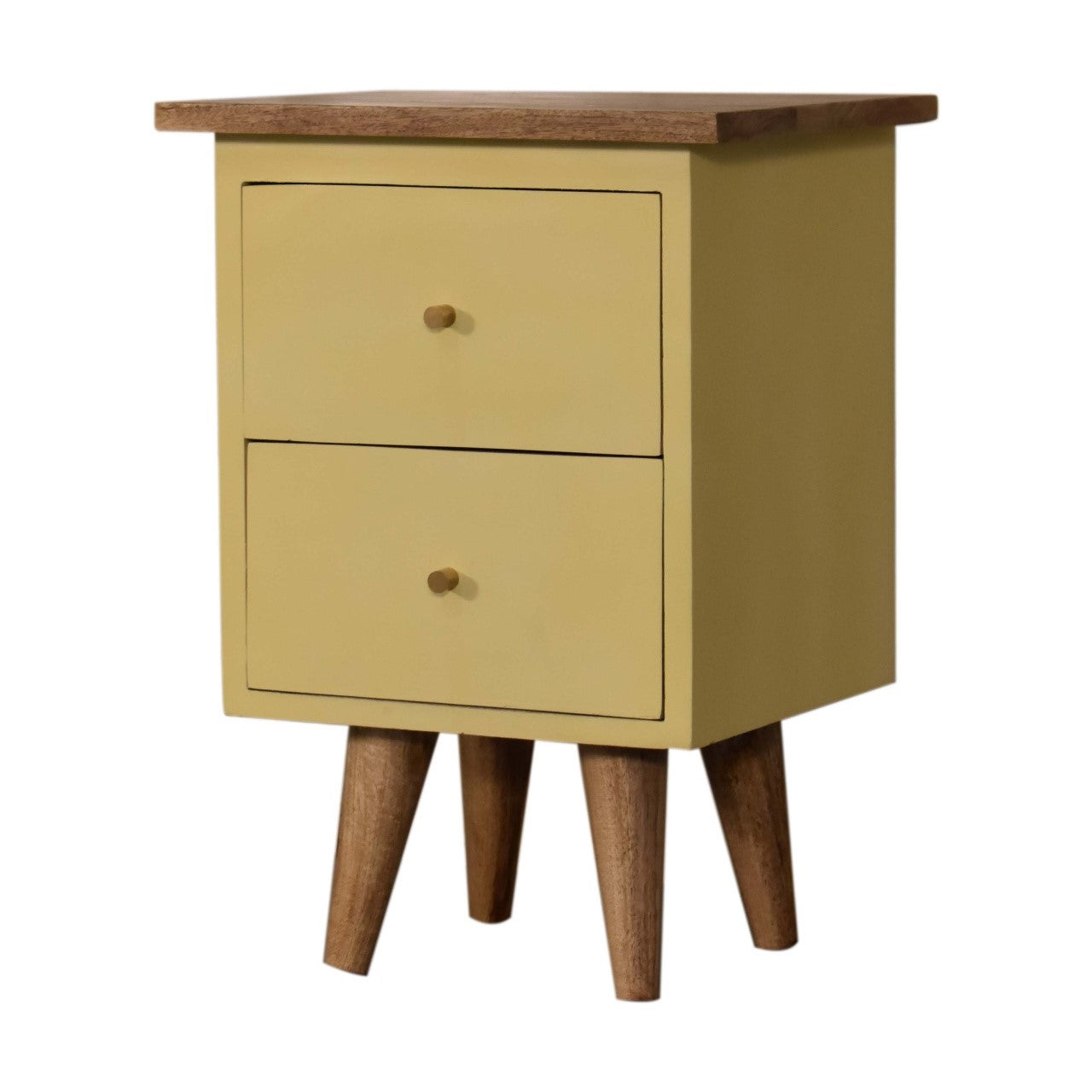 Cote Furniture | Yellow Hand Painted Bedside Table Bedside Tables IN1637