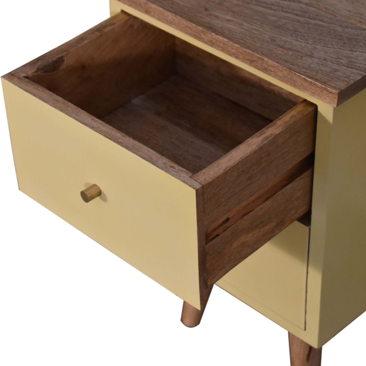 Cote Furniture | Yellow Hand Painted Bedside Table Bedside Tables IN1637