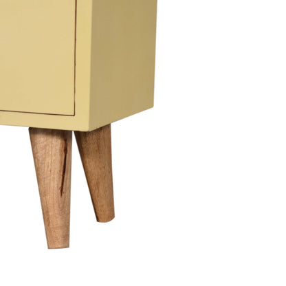 Cote Furniture | Yellow Hand Painted Bedside Table Bedside Tables IN1637