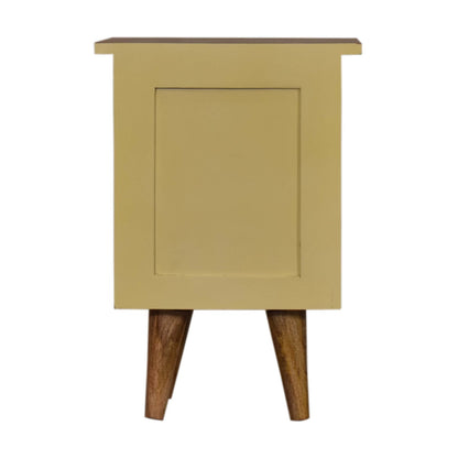 Cote Furniture | Yellow Hand Painted Bedside Table Bedside Tables IN1637