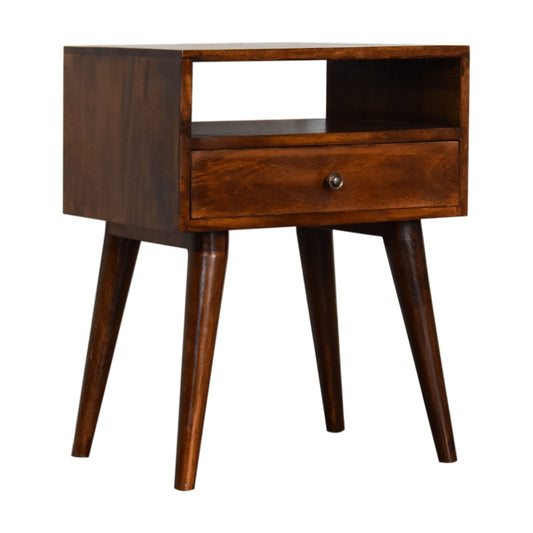 Cote Furniture | Modern Bedside Table - Chestnut Bedside Tables IN1691