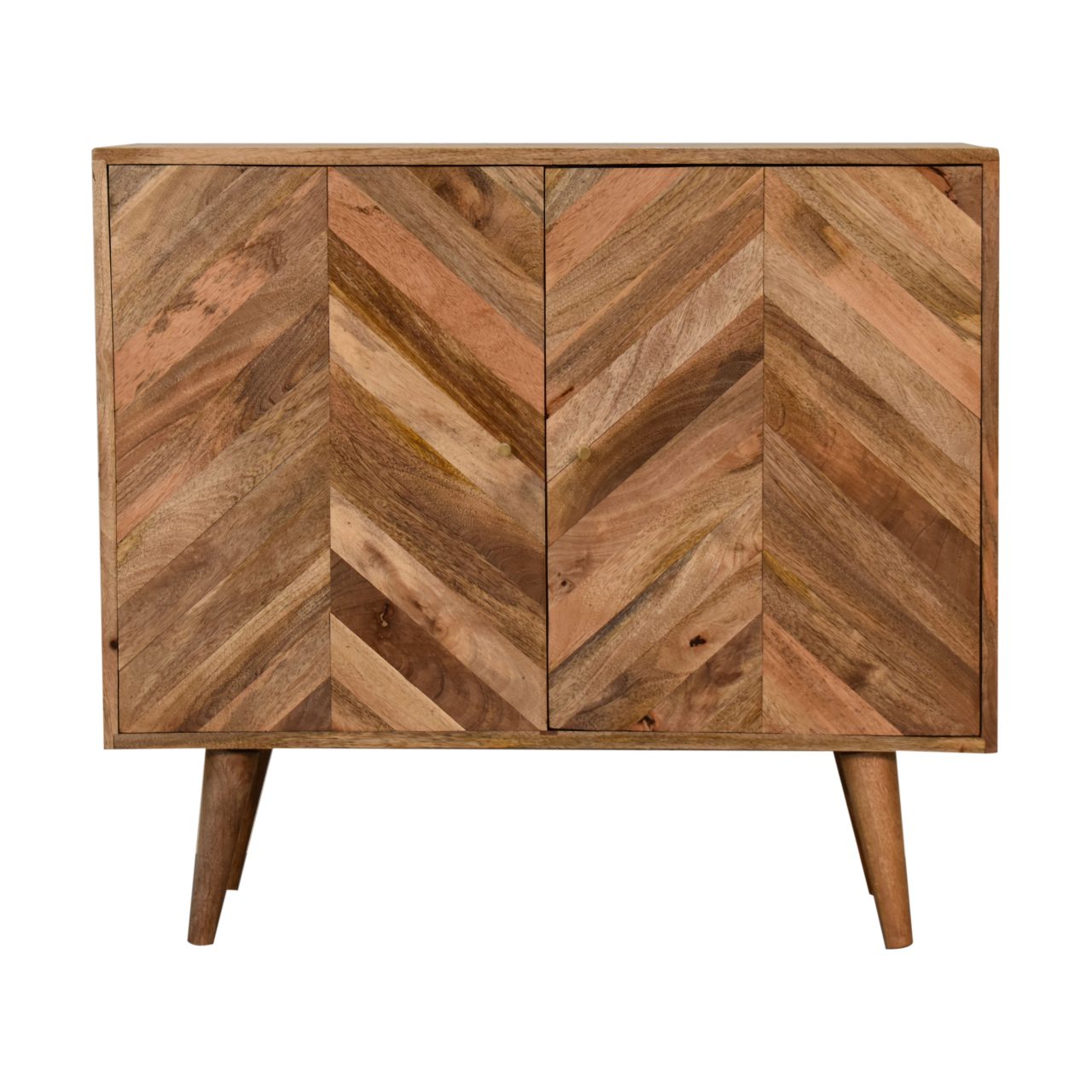 Cote Furniture | Muna Chevron Cabinet - Oak Muna, Cupboards IN1699