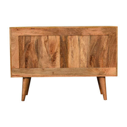 Cote Furniture | Muna Chevron Sideboard 3 Drawer - Oak Muna, Sideboards IN1700