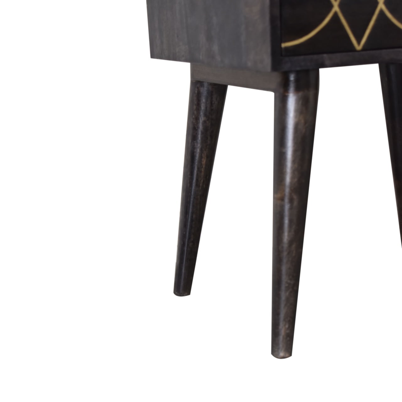 Cote Furniture | Oslo Bedside Table - Black Ash Oslo, Bedside Tables IN1703