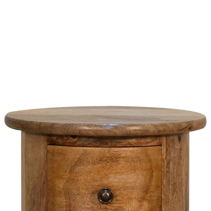 Cote Furniture | Small Drum Chest of Drawers - Oak Compact, Chest of Drawers IN1726