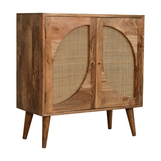 Cote Furniture | Close-knit Leaf Design Cabinet - Oak Cupboards IN1730