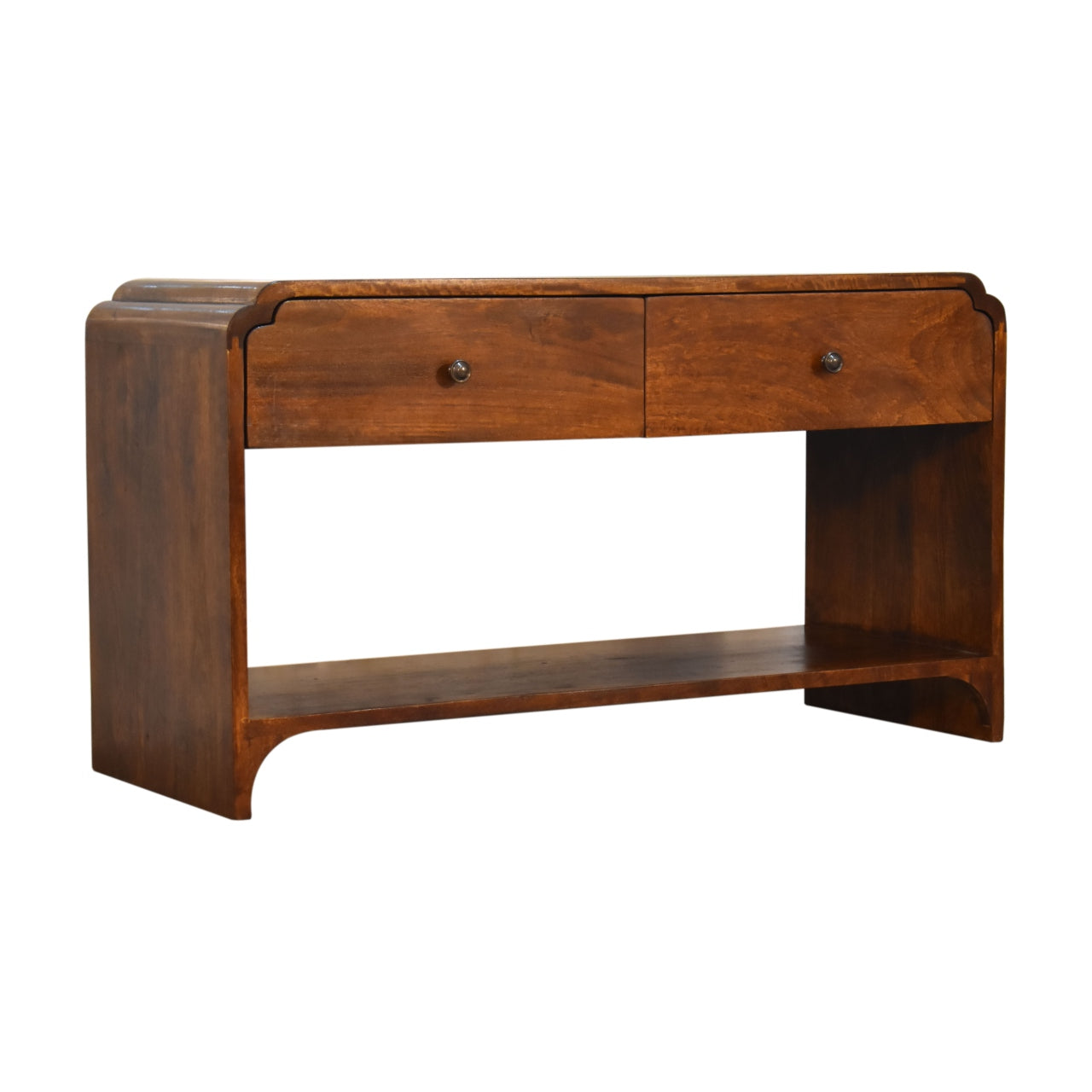 Cote Furniture | Newton Console Table 2 Drawer - Chestnut Newton, Console Tables IN1732