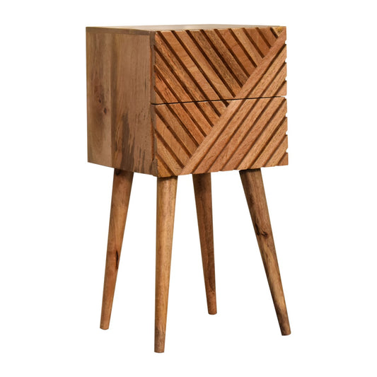 Cote Furniture | Small Lillie Bedside Table - Oak Compact, Lille, Bedside Tables IN1744