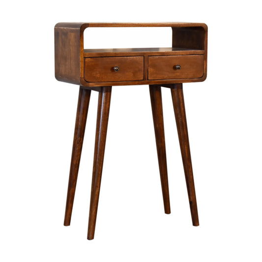 Cote Furniture | Small Console Table - Chestnut Compact, Console Tables IN1747