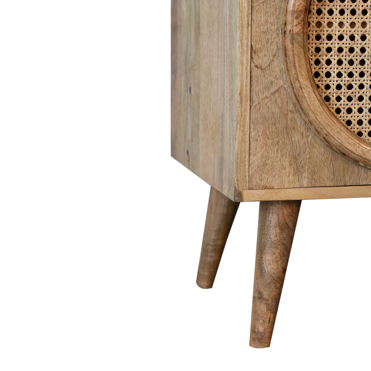 Cote Furniture | Larissa Ratten Sideboard 3 Drawer - Oak Rattan,  IN1773