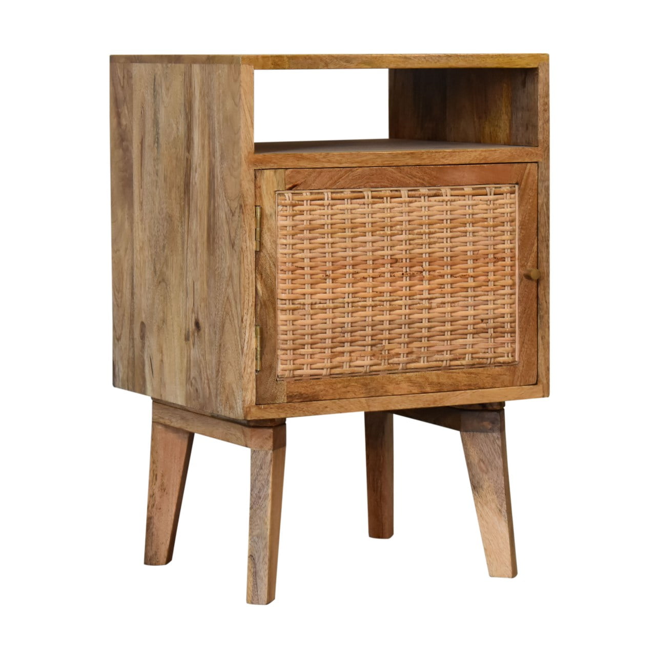 Cote Furniture | Weaved Bedside Table - Oak Rattan,  IN1797