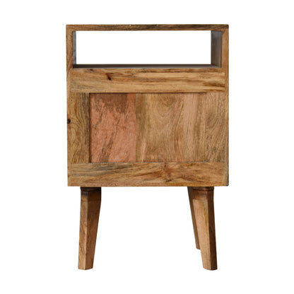 Cote Furniture | Weaved Bedside Table - Oak Rattan,  IN1797