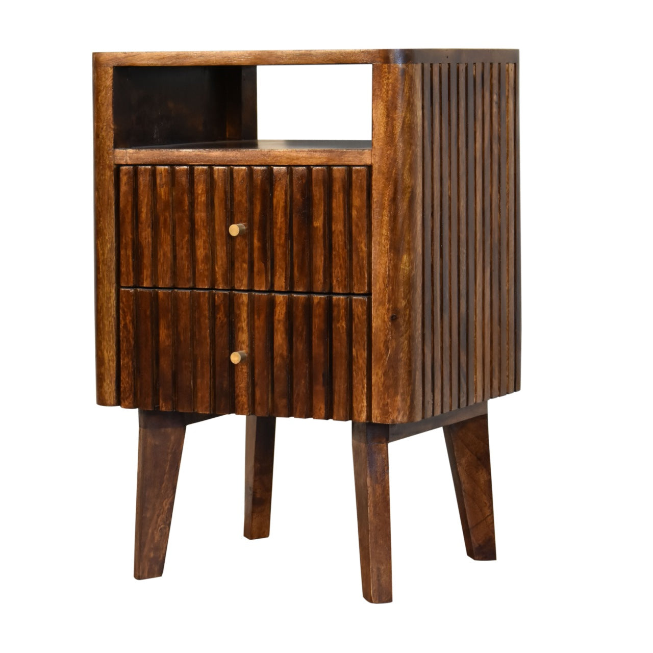 Cote Furniture | Reeve Bedside Table - Chestnut Reeve, Bedside Tables IN1811