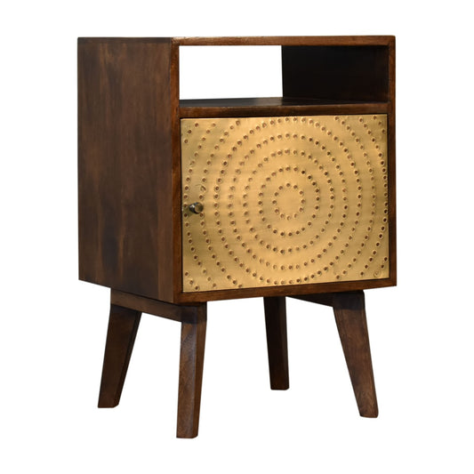 Cote Furniture | Zen Bedside Table - Chestnut Zen, Bedside Tables IN1835