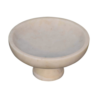 Cote Furniture | Marble Fruit Bowl - White  Kitchenware IN1865