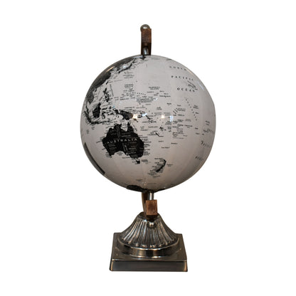 Cote Furniture | Black and White Globe - Wood Frame Decorative Objects IN1897