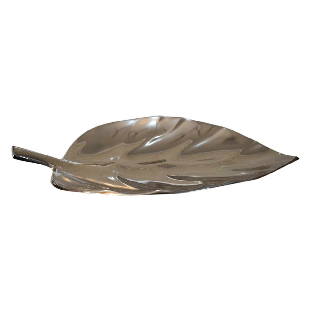 Cote Furniture | Leaf Tray - Nickel Finish Decorative Objects IN1941