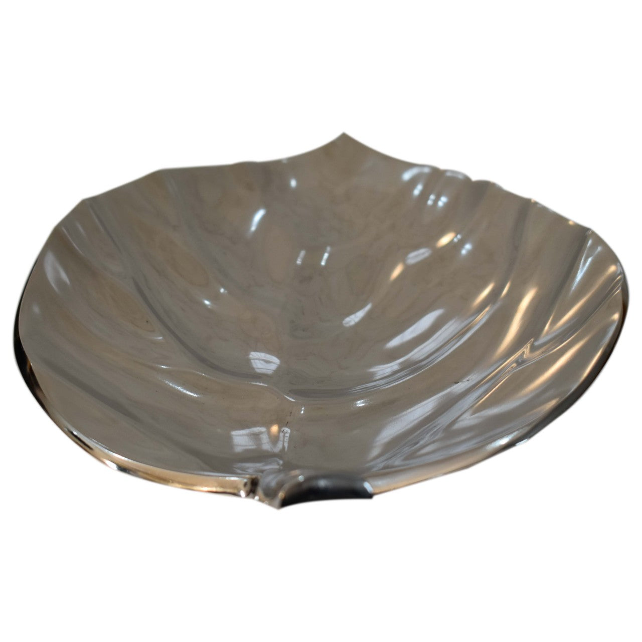 Cote Furniture | Leaf Tray - Nickel Finish Decorative Objects IN1941