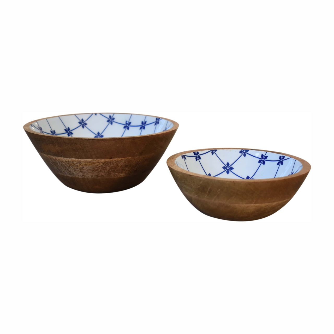 Cote Furniture |  Round Blue and White Bowl Set of 2 Kitchenware IN1955