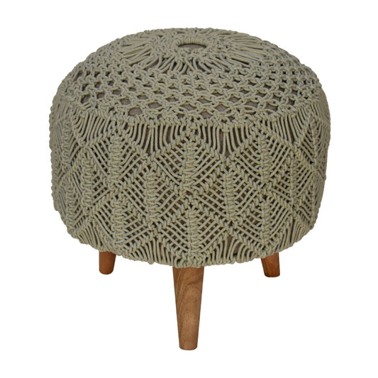 Cote Furniture | Crotchet Footstool - Sea Green  Footstools IN1990