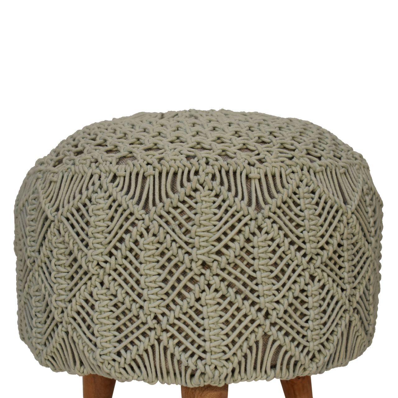 Cote Furniture | Crotchet Footstool - Sea Green  Footstools IN1990