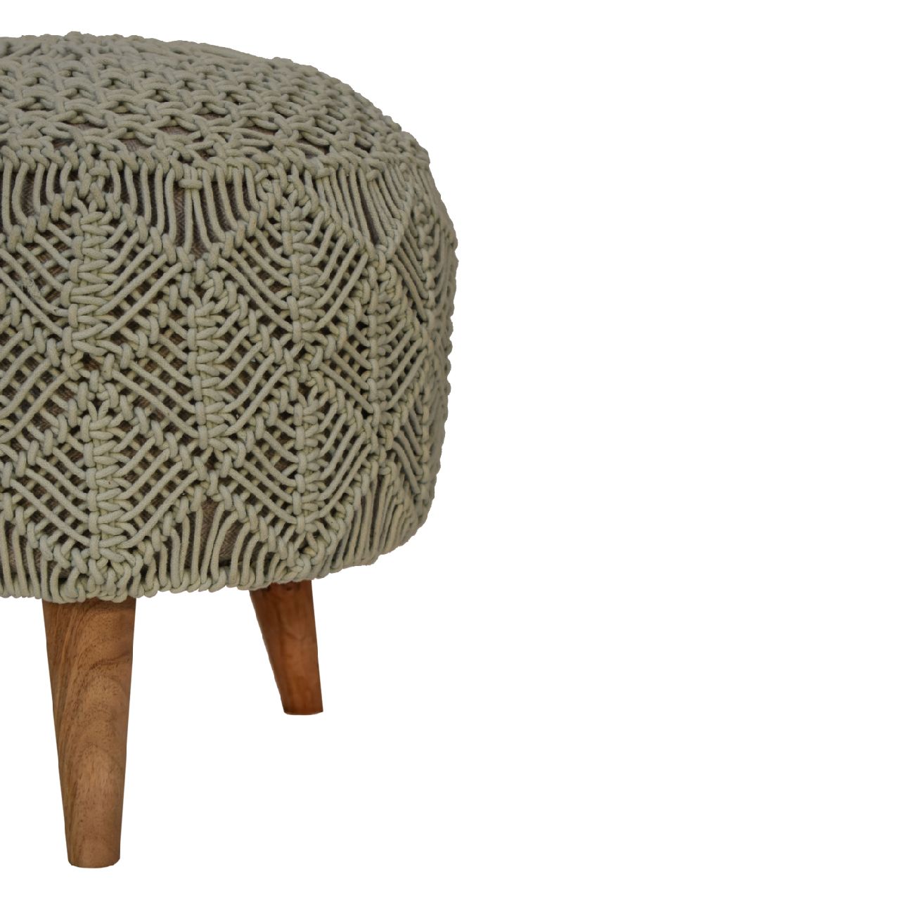 Cote Furniture | Crotchet Footstool - Sea Green  Footstools IN1990