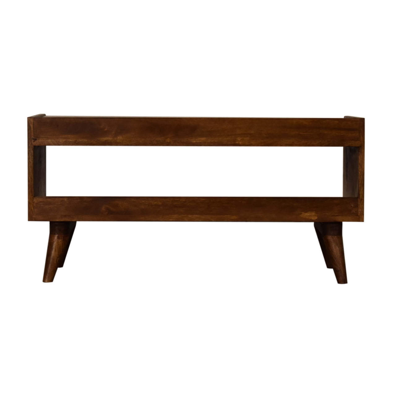 Cote Furniture | Beige Linen Nordic Storage Bench - Chestnut Hallway Seating & Storage, Shoe Storage IN2108