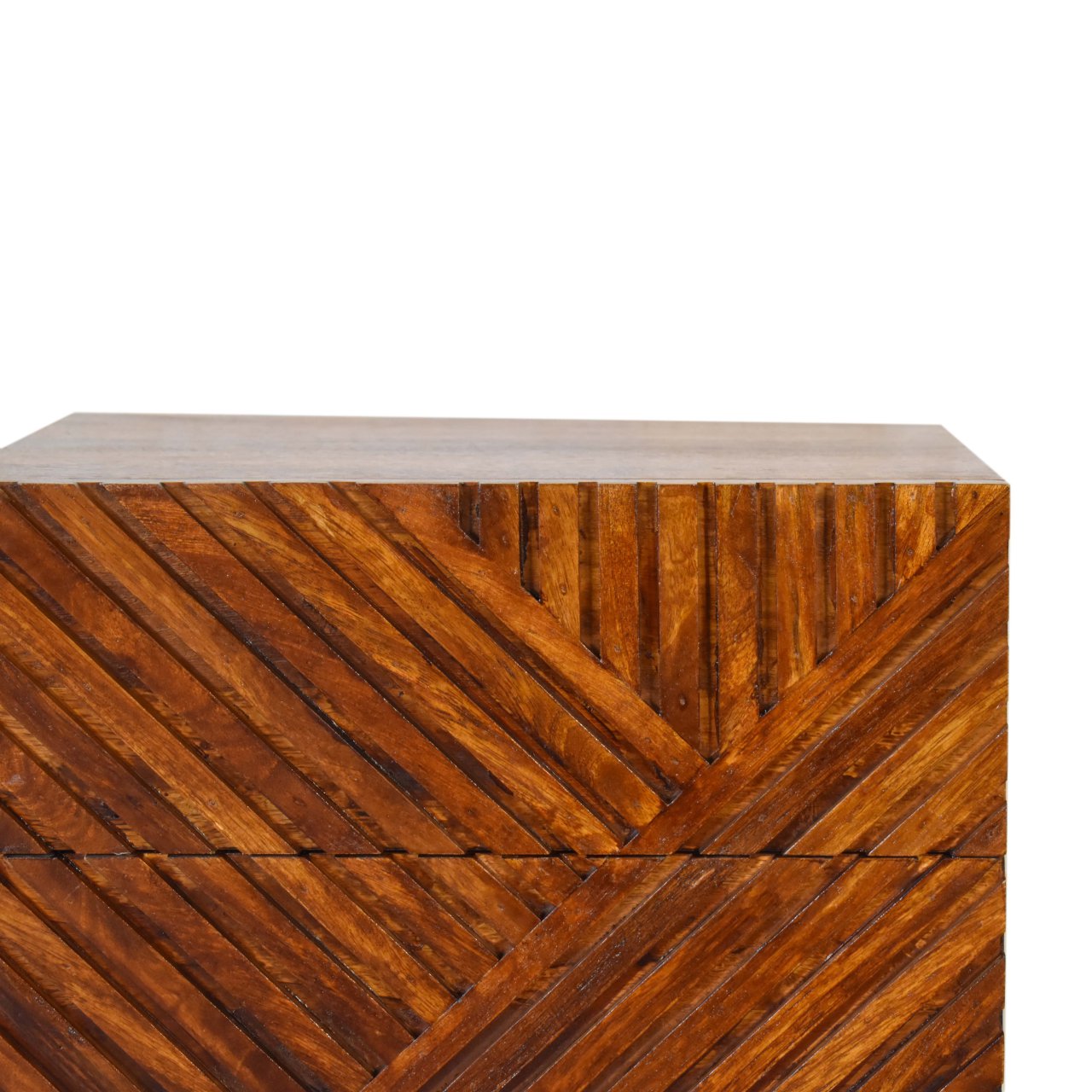 Cote Furniture | Lille Bedside Table 2 Drawer - Chestnut Lille, Bedside Tables IN2116