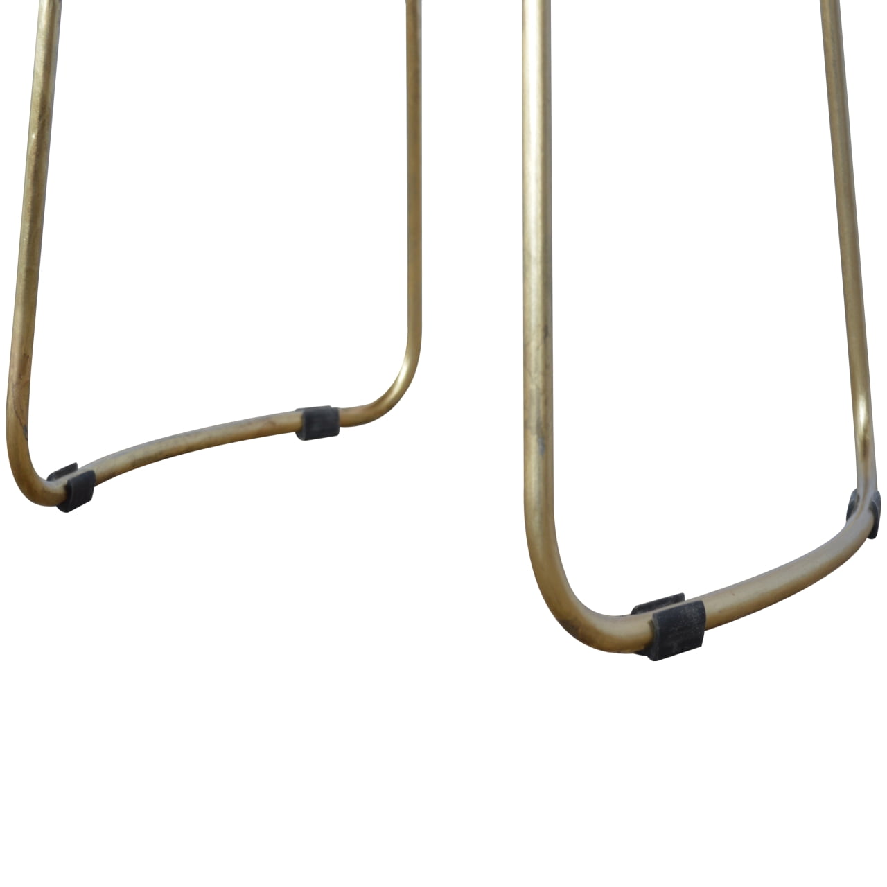 Cote Furniture | Gold Iron Bar Stool - Chestnut Stools IN251