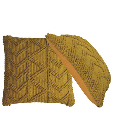 Cote Furniture | Alda Cushion (Set of 2) - Mustard Alda, Cushions IN3020