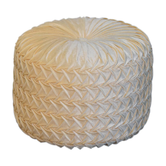 Cote Furniture | Hart Pouffe - White  Footstools, Stools IN3039