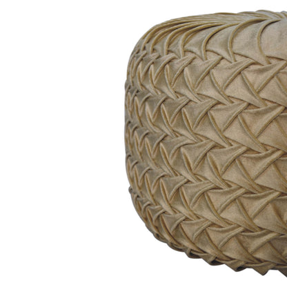 Cote Furniture | Hart Pouffe - Ochre  Footstools, Stools IN3040