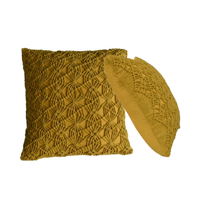 Cote Furniture | Maura Cushion Set of 2 - Mustard  Cushions IN3046