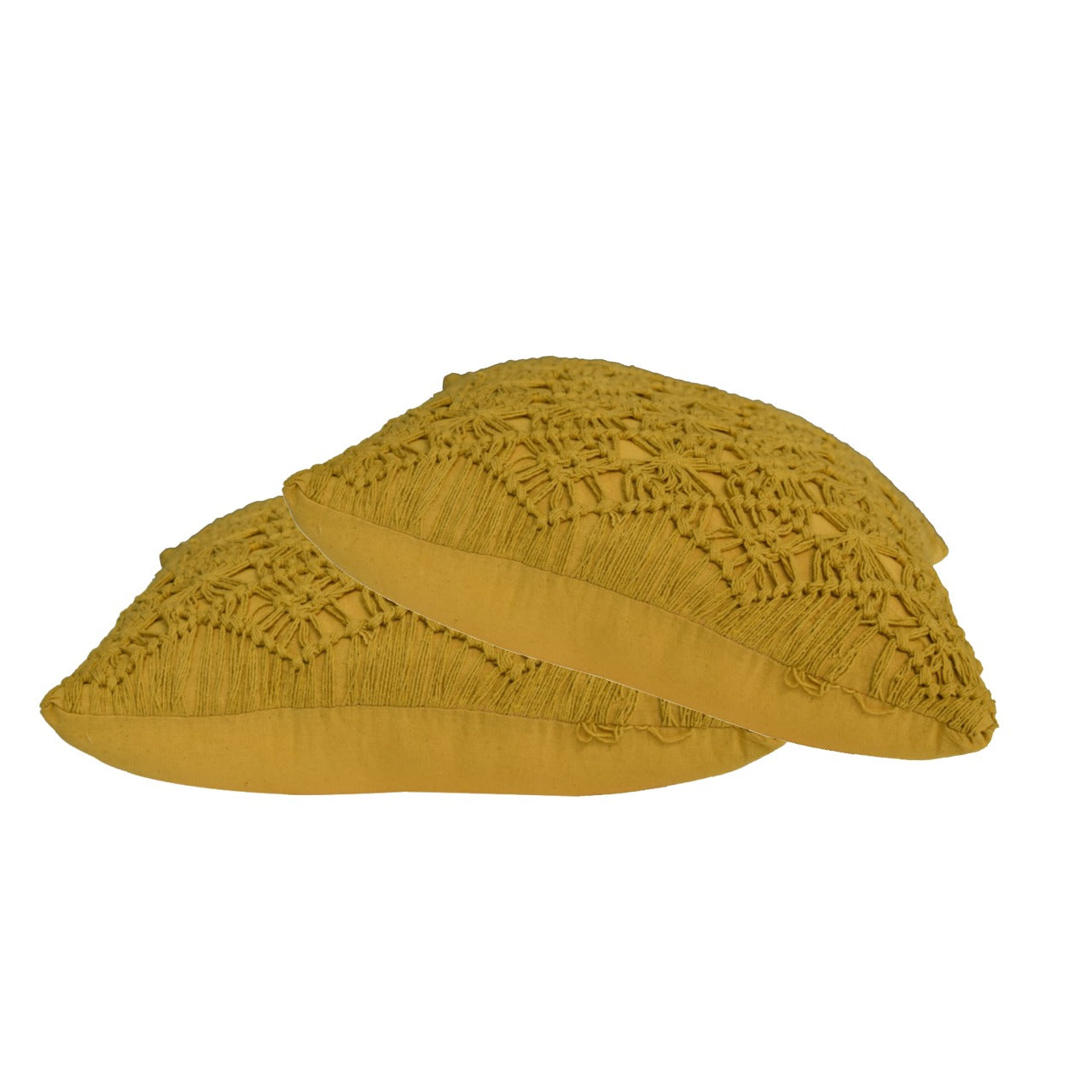 Cote Furniture | Maura Cushion Set of 2 - Mustard  Cushions IN3046