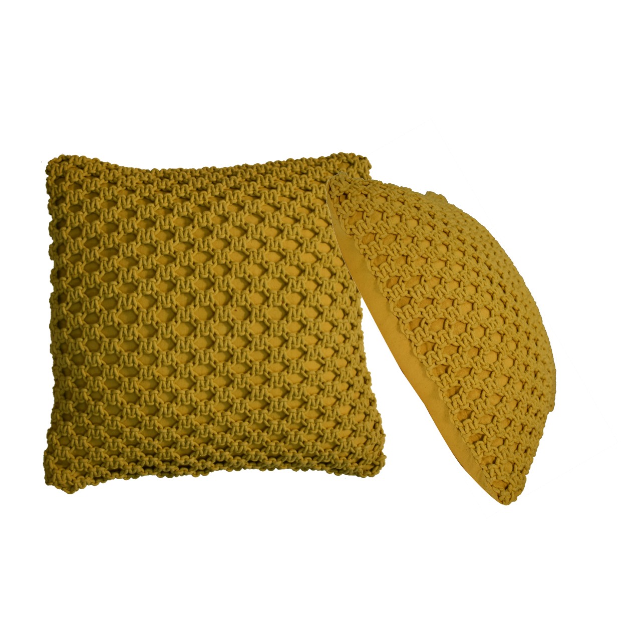 Cote Furniture | Myra Cushion (Set of 2) - Mustard Myra, Cushions IN3051