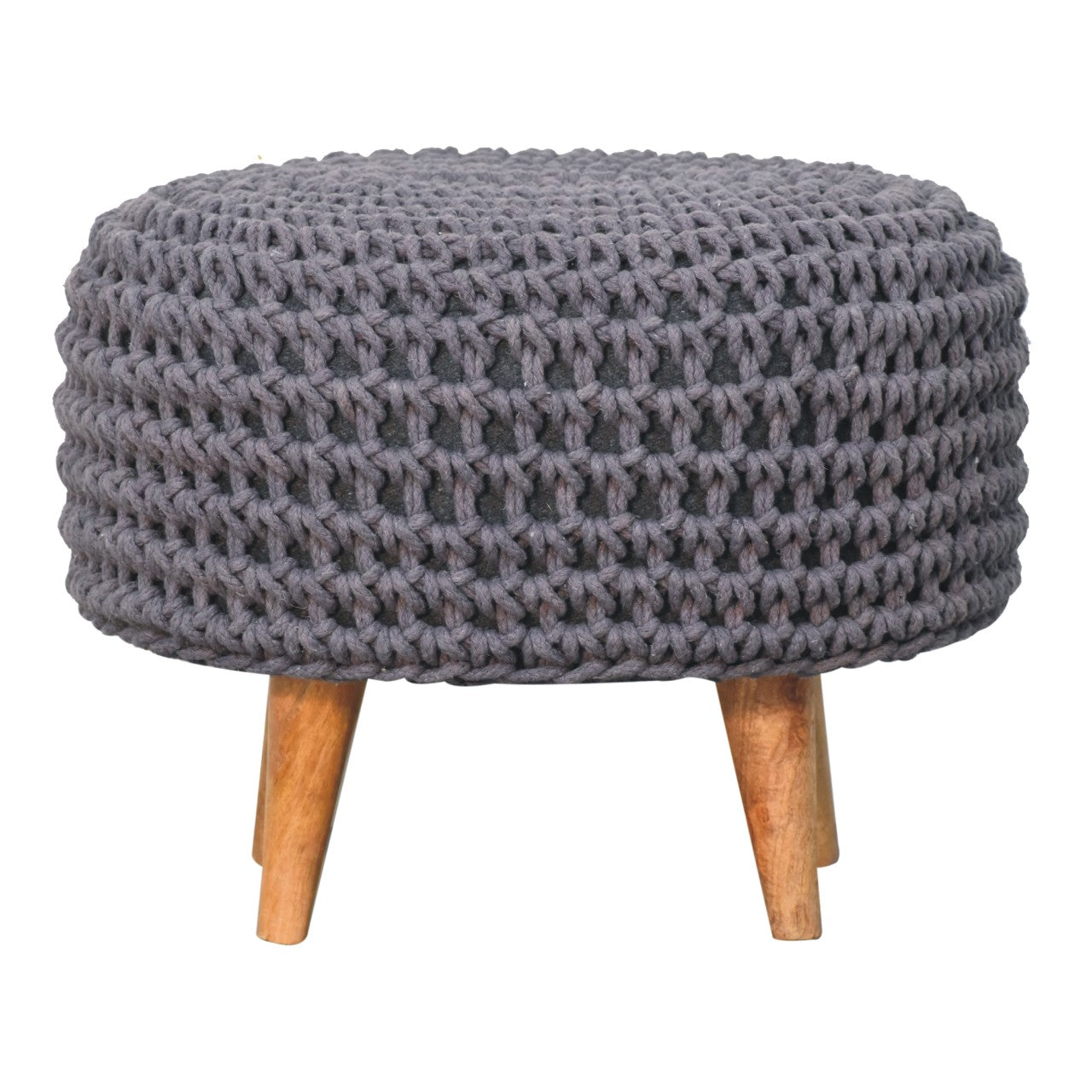 Cote Furniture | Keeva Oblong Footstool - Grey  Keeva, Footstools IN3053