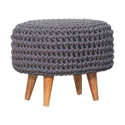 Cote Furniture | Keeva Oblong Footstool - Grey  Keeva, Footstools IN3053