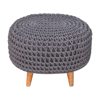 Cote Furniture | Keeva Oblong Footstool - Grey  Keeva, Footstools IN3053