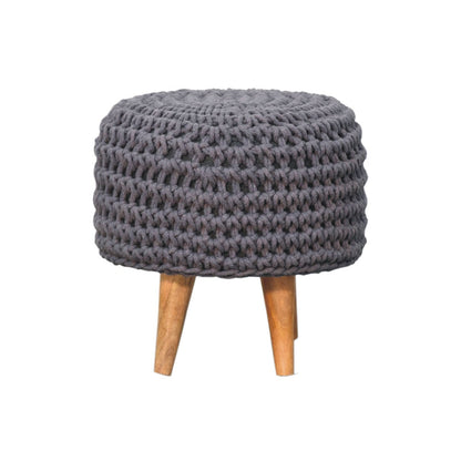 Cote Furniture | Keeva Oblong Footstool - Grey  Keeva, Footstools IN3053