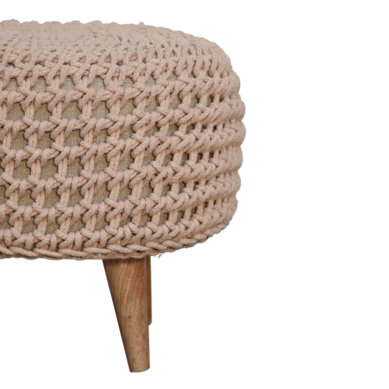 Cote Furniture | Keeva Oblong Footstool - Beige  Keeva, Footstools IN3054