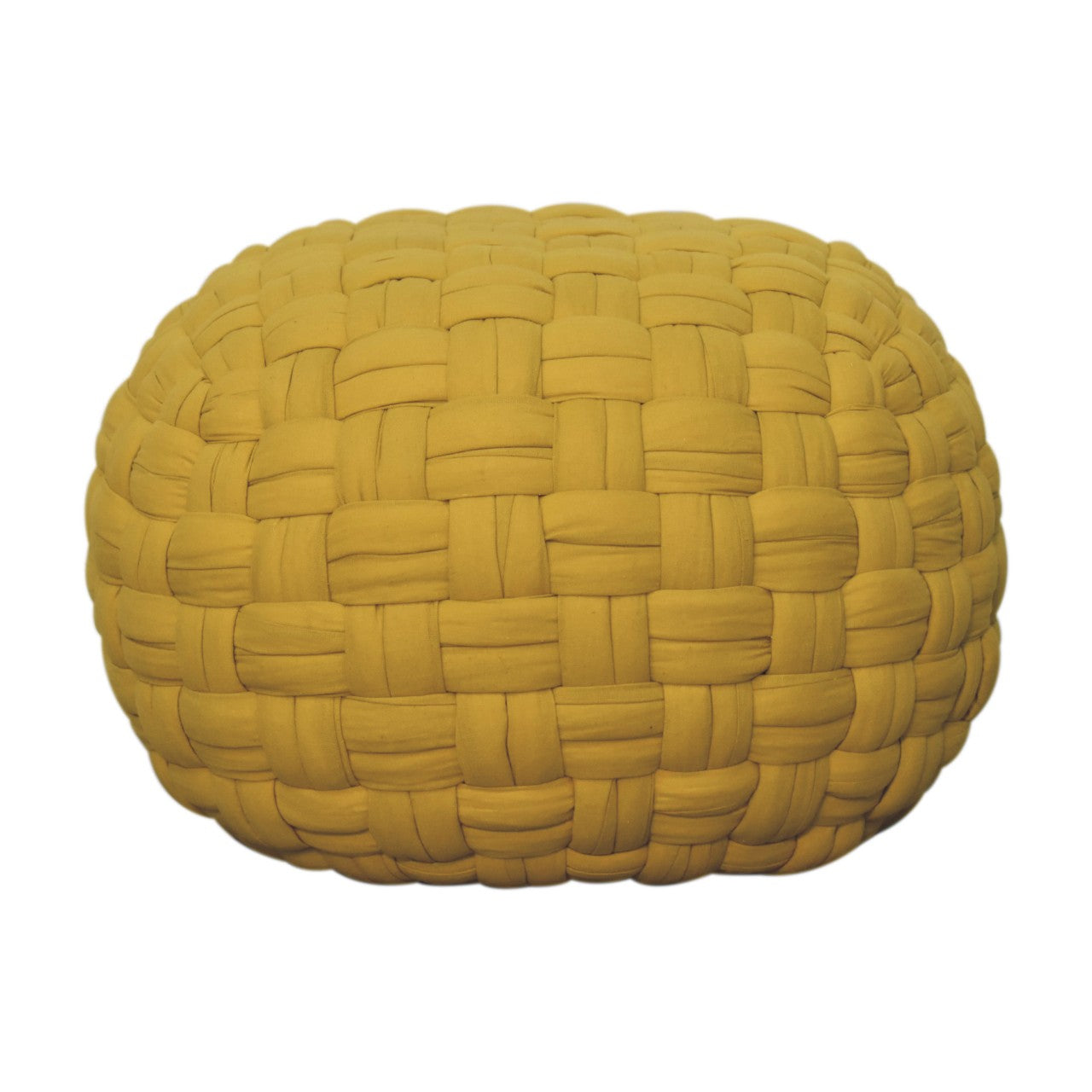 Cote Furniture | Tube Pouffe - Mustard  Footstools, Stools IN3059