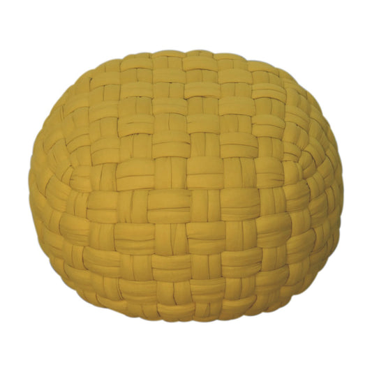 Cote Furniture | Tube Pouffe - Mustard  Footstools, Stools IN3059