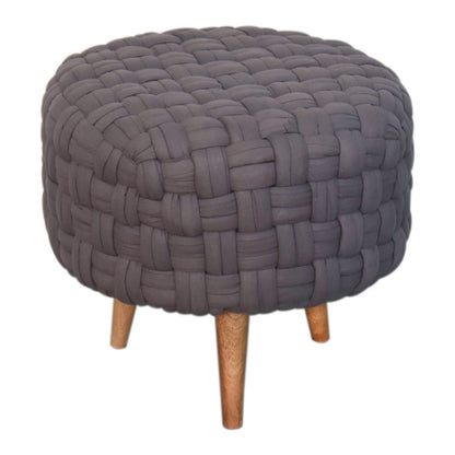 Cote Furniture | Tube Footstool - Grey  Footstools IN3061