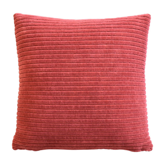 Cote Furniture | Ribbed Cushion Set of 2 - Red  Cushions IN3072