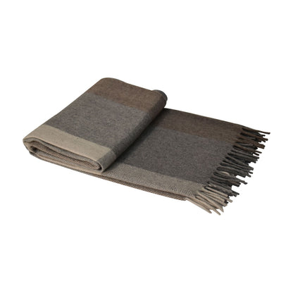 Cote Furniture | Selin Woolen Throw - Grey Throws IN3085